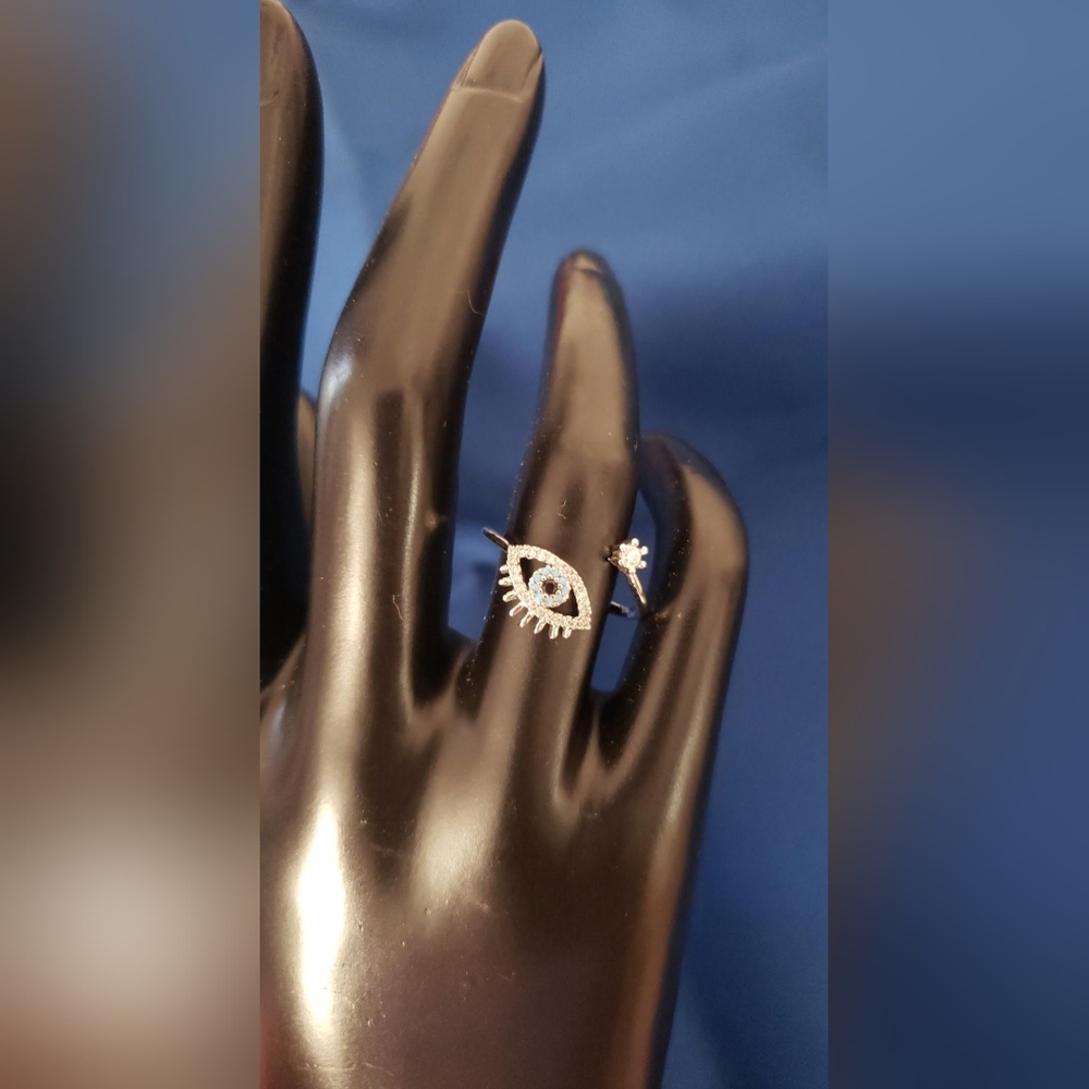 Evil eye ring